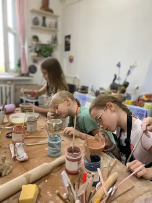 Керамика. Свободная тема, все возраста. По субботам в 16:00. Керамическая мастерская Vestus 1-й Нагатинский проезд д.11 корп. 3